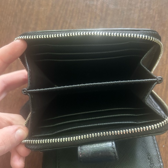 Coach Monogram Black and Cream Wallet - Picture 4 of 5